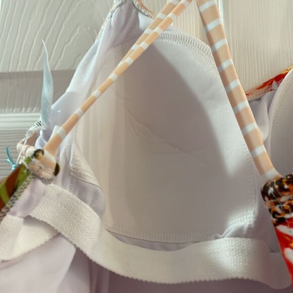 Kona Sol Floral & Striped High Coverage One Piece Swimsuit, NWT - Picture 11 of 11